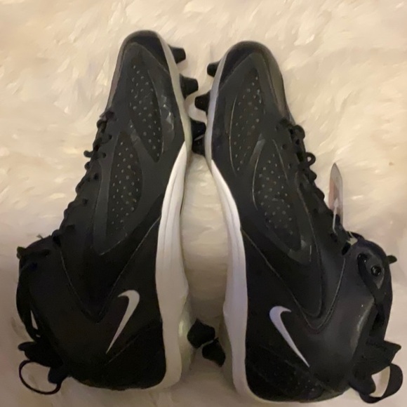 Nike Zoom Air Dri Fit Men’s Black and White Football Cleats Size 11.5 - Picture 3 of 14